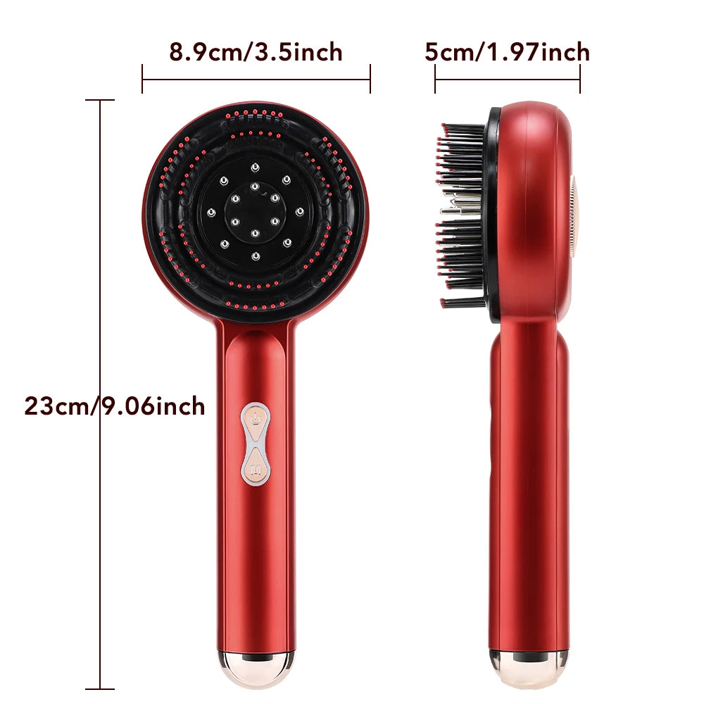 Red Light Therapy Scalp Massage Brush