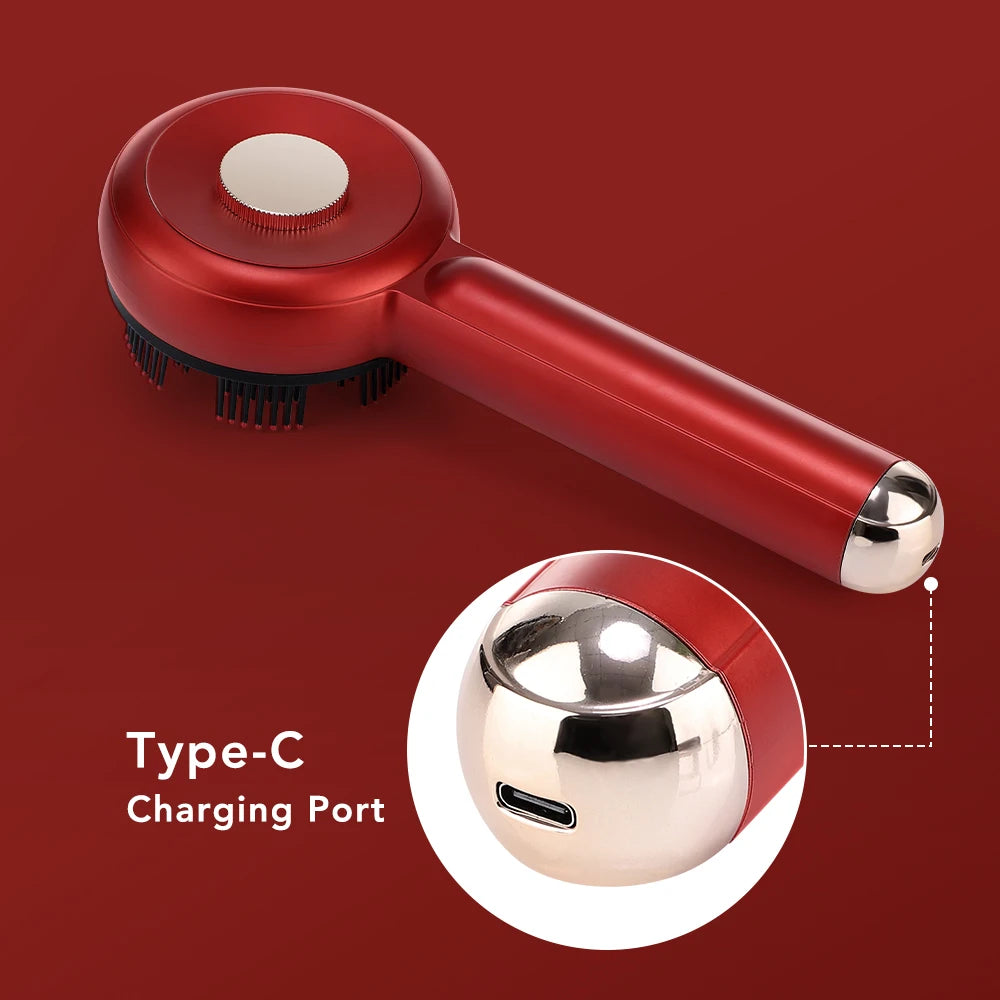 Red Light Therapy Scalp Massage Brush